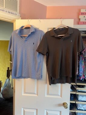 Polo Ralph Lauren Men's Polo Shirt Duo - Blue & Gray